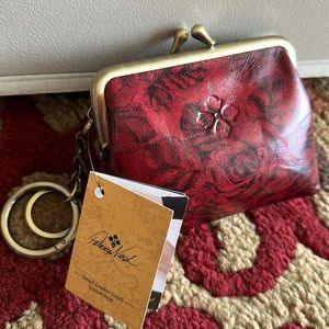 Patricia Nash Etched Rose Coin Purse